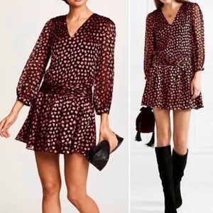 Alice and Olivia read heart dress ( size 8 Medium)